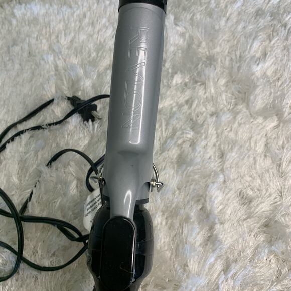 Revlon Black Silver Curling Iron 1.5" diameter EUC - Picture 4 of 5